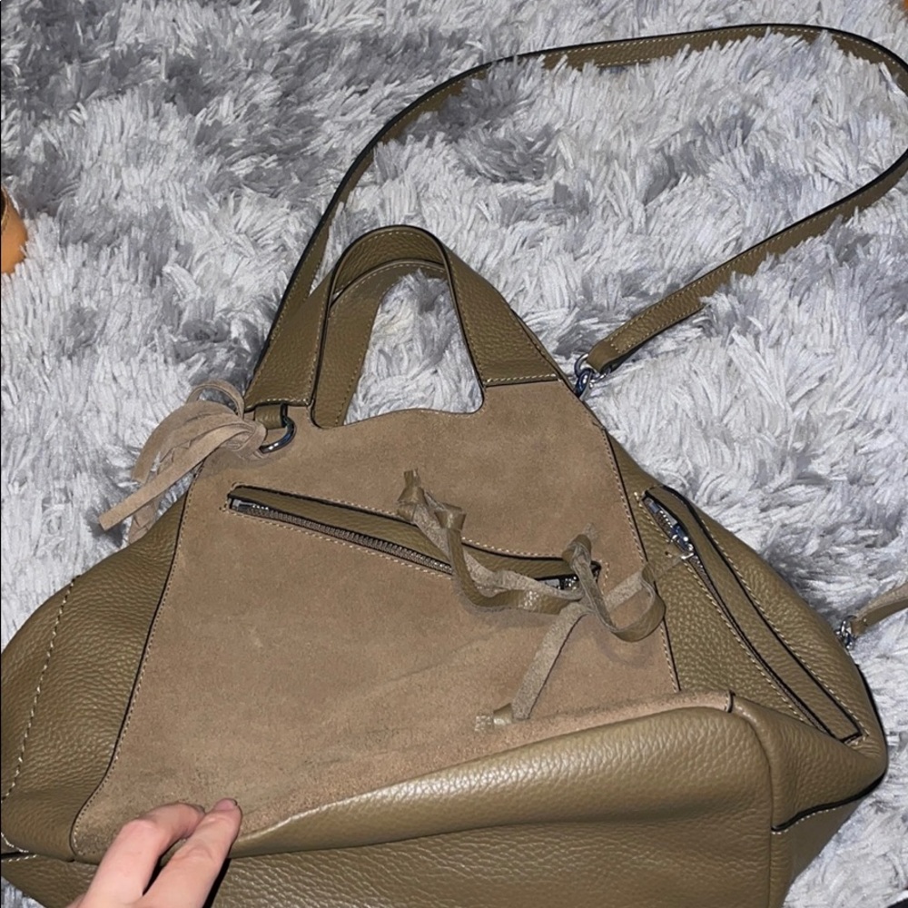 Vince Camuto cross body hobo bag genuine leather